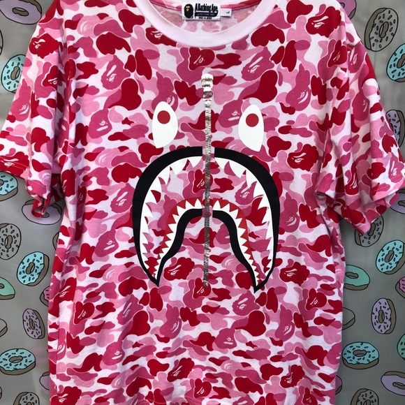bape shark pink